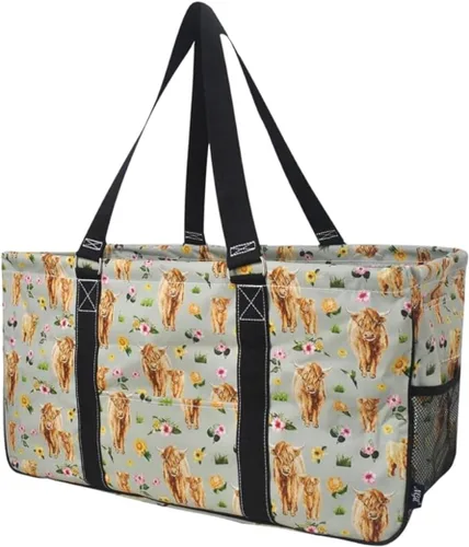 Miniatura 93 de NGIL Bolsa de comestibles reutilizable extra grande plegable de gran tamaño para comestibles, almacenamiento, picnic, playa, Flecha-negro