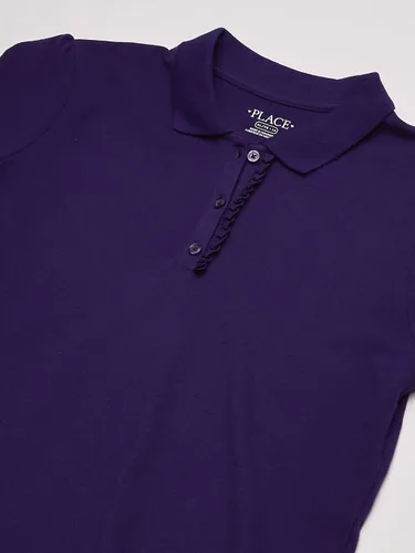 Miniatura 2 de The Children's Place girls Uniform Ruffle Pique Polo