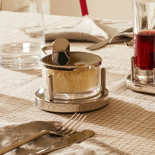 Miniatura 5 de Alessi 5071 - Bodega de queso parmesano de diseño, acero inoxidable 18/10 pulido y cristal cristalino