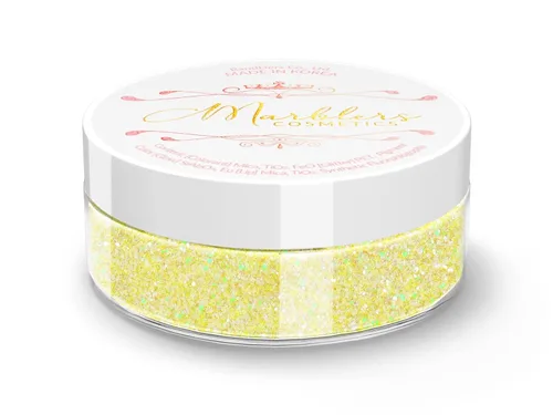 Miniatura 107 de MARBLERS Brillantina de forma gruesa de grado cosmético [estrella] 0.11 onzas (0.11 oz) Escamas No tóxica Vegana Libre de crueldad animal