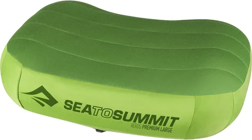 Sea to Summit Aeros Premium - Almohada inflable de viaje, grande (16.5 x 11), color lima