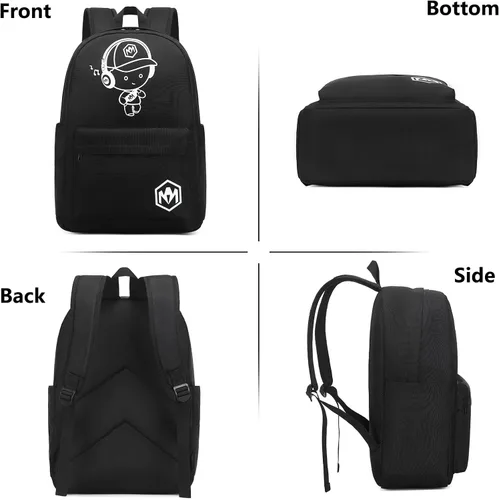 Miniatura 7 de Mochila escolar para estudiantes, mochila de viaje para adolescentes