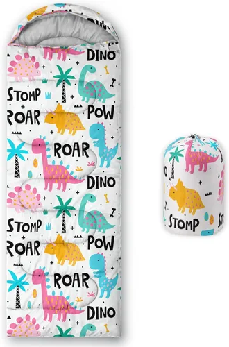 Miniatura 31 de Axolotl Saco de Dormir de Unicornio para Niños y Niñas – Sacos de Dormir Ligeros Cálidos para Clima Frío, Saco de Dormir Portátil Impermeable