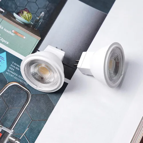 Miniatura 2 de Lustaled Bombilla LED MR11 GU4.0 de 12 V 3 W G4/GU4/GZ4 con base bi-pin LED Spot Light Low Voltage MR11 bombillas de paisaje 25W equivalente a