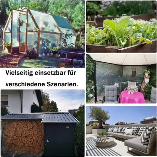 Miniatura 4 de Lona de vinilo de plástico transparente de 6 x 8 pies con ojales, lonas y láminas impermeables resistentes para gallineros, patios, invernaderos