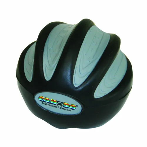 Miniatura 18 de CanDo 10-1995 Digi-squeeze Ejercitador para manos, Grande, M, Verde: Medio, 1