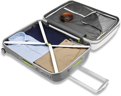 Miniatura 121 de Samsonite Freeform – Maleta rígida, expandible con ruedas dobles giratorias, Blanco