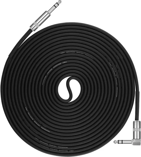 Miniatura 12 de Donner - Cable de guitarra de 10 pies, cable de instrumento eléctrico, cable AMP para bajo para guitarra eléctrica, amplificador de bajo, audio