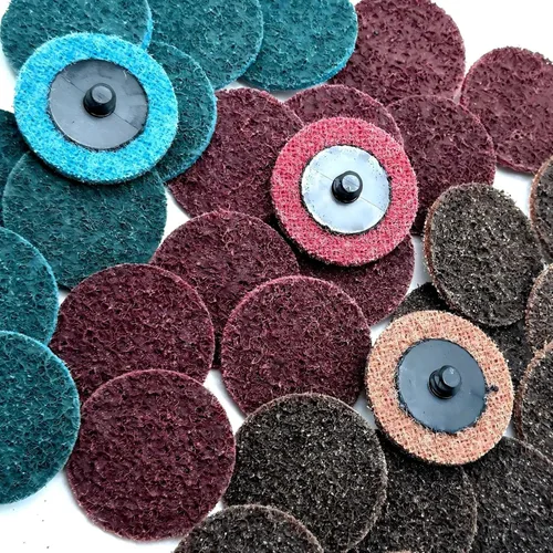 Miniatura 7 de SIGNI 30 unidades de discos abrasivos no tejidos de nylon de 5 cm de diámetro con granos surtidos para cambio rápido, acondicionadores de superficie