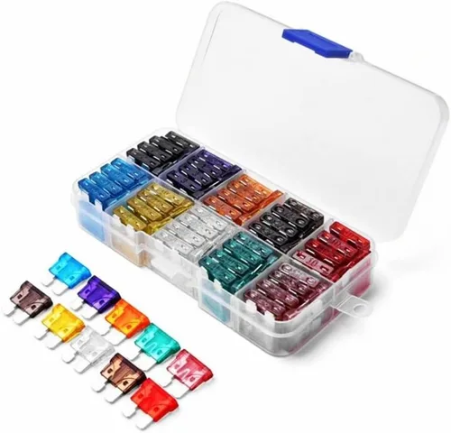 Miniatura 16 de Juego surtido de 36 fusibles de cuchilla de automóvil, fusibles de repuesto para automóviles, lanchas, camiones, SUV, automotrices