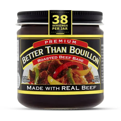 Miniatura 8 de Better Than Bouillon Base de jamón premium, hecha con jamón sazonado, base mezclable para mayor sabor, 38 porciones por frasco, tarro de 8 onzas