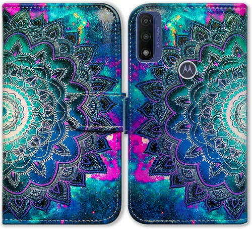 Miniatura 18 de Bcov Funda de piel con tapa para teléfono Motorola Moto G Pure/Power 2022 - Patrón de pájaro negro, ranura para tarjetas, bloqueo magnético, función