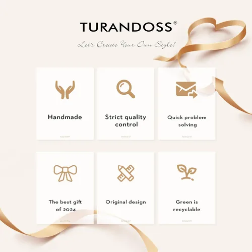 Miniatura 7 de Turandoss - Pulseras de oro con iniciales para mujeres y niñas - Joyería ideal para regalo - Pulsera chapada en plata u oro de 18 k con letras