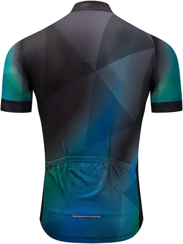Miniatura 143 de Weimostar Hombre Ciclismo Jersey Manga Corta Bicicleta Ropa Multicolor Diamante