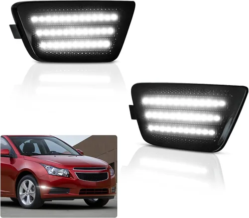Miniatura 10 de Bestview Conjunto de Luces LED de Marcador Lateral, Luces de Señal de Parqueo del Parachoques Delantero Compatibles para Chevy Cruze 2011 2012 2013
