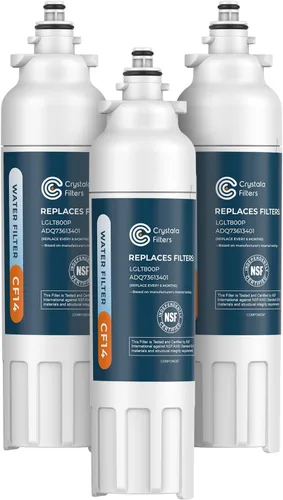 Crystala Filters Filtro de agua para refrigerador LT800P, compatible con LT800P, ADQ73613401, ADQ73613402, ADQ73613408, ADQ75795104, Kenmore 9490,