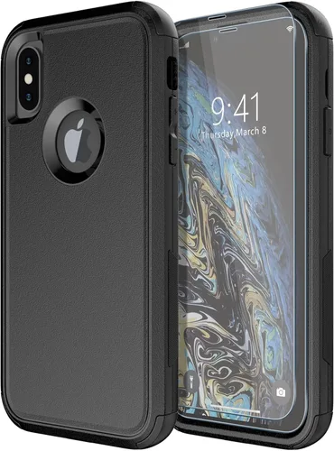 Miniatura 66 de Diverbox Funda para iPhone 13 [compatible con MagSafe] [con protector de pantalla] [a prueba de golpes] [a prueba de caídas] Funda de protección