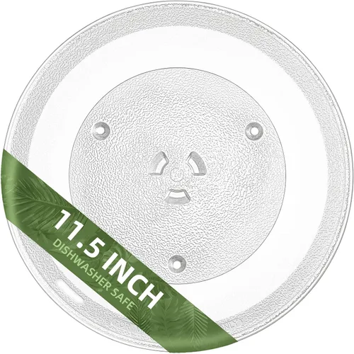 Miniatura 15 de Placa de microondas de 12.75 pulgadas de repuesto para placa de vidrio de microondas WB49X10129 GE, LG 3390W1A027A y Kenmore placa de vidrio
