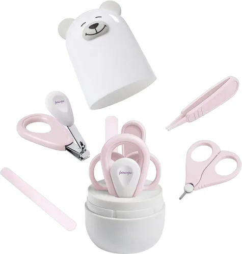 Miniatura 9 de Juego de cortaúñas para bebé, kit de uñas para bebé con bonito estuche, manicura infantil y pedicura para cuidado de la salud para recién nacidos