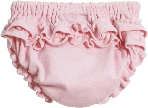 Miniatura 12 de City Threads Ruffle Diaper Cover for Baby Girls Soft Cotton, Made in USA Baby Girl Bloomers, Wear Over Disposable and Cloth