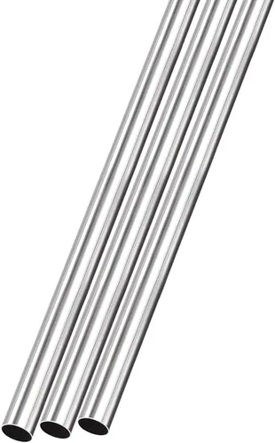 Miniatura 17 de METALLIXITY Tubo de acero inoxidable 304 (0.276 in de diámetro exterior x 0.031 in de alto x 11.811 in de largo) 3 piezas, tubo recto, para muebles