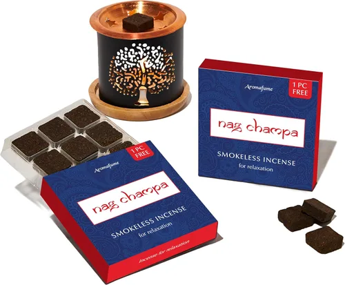 Miniatura 9 de Ladrillos y quemador de incienso Nag Champa - Super Set