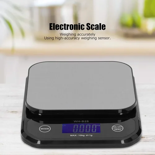 Miniatura 8 de Garosa Wh-B28 Báscula digital de cocina de 22.0 lbs/0.04 oz báscula de alimentos de precisión de acero inoxidable Gramos y onzas LCD Báscula