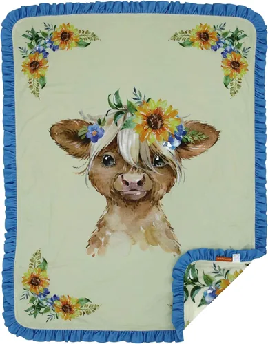 Miniatura 10 de Dear Baby Gear - Mantas reversibles para bebé - Manta suave para recién nacido - Blanco para niños pequeños - Manta para niños y niñas - Mantas