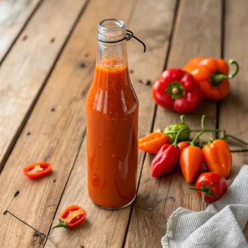 Miniatura 4 de Salsa picante de pimiento habanero Marie Sharp's, 1 galón (128 onzas) – Salsa picante belizeana auténtica con pimientos habaneros rojos frescos