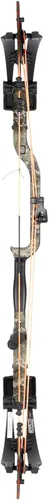 Miniatura 4 de Bear Archery Escalate Paquete de arco compuesto para adultos, longitud de estiramiento de 26 a 30 pulgadas, 45-60 y 55-70 libras