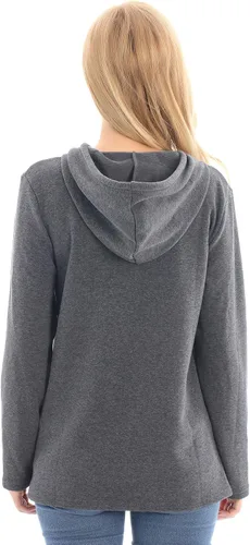 Miniatura 10 de Bearsland - Sudadera de lactancia y maternidad para mujer, con bolsillos y capucha