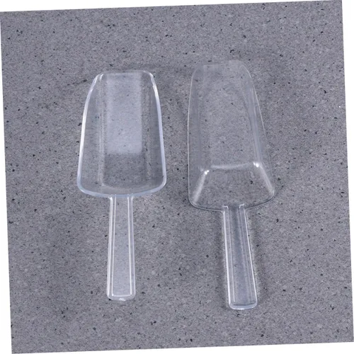 Miniatura 7 de Zerodeko Espátula cilíndrica para helado de 4 piezas, mini taza medidora de plástico para postre estilo aleatorio