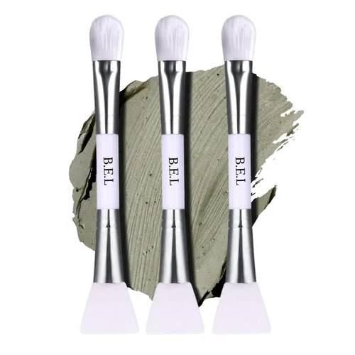 Miniatura 8 de Bare Essentials Living - Cepillo para mascarilla facial de arcilla (1 paquete, blanco) Herramienta de cepillo aplicador de máscara facial