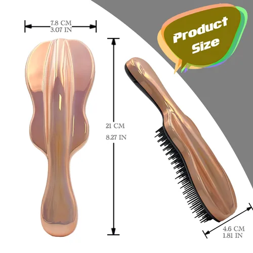 Miniatura 3 de WYNK Cepillo desenredante para adultos y niños, peine desenredante, herramientas y aparatos de peinado para cabello