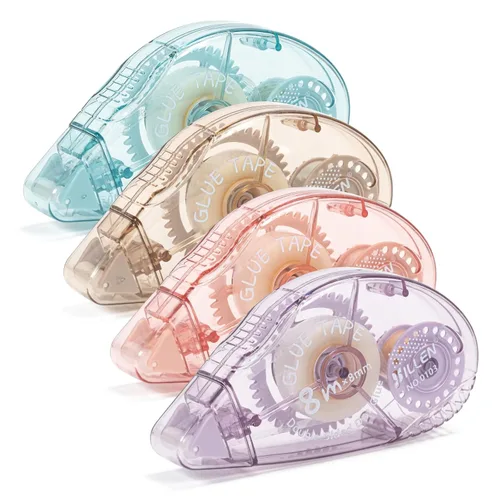 Paquete de 4 Rodillos de Cinta de Doble Cara, Suministros para Álbumes de Recortes, Rodillo de Cinta Adhesiva para Manualidades, Rodillo de Cinta