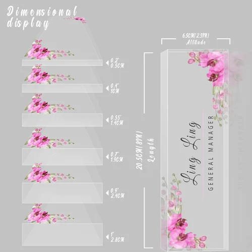 Miniatura 5 de Placa de nombre de escritorio personalizada, placa de identificación acrílica, placas de nombre personalizadas para regalos de oficina, escritorio