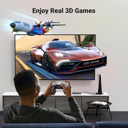 Miniatura 4 de UGREEN Conmutador HDMI 5 en 1 de salida 4K@60Hz, divisor HDMI con control remoto, selector de 5 puertos, caja de conmutación compatible con 3D CEC