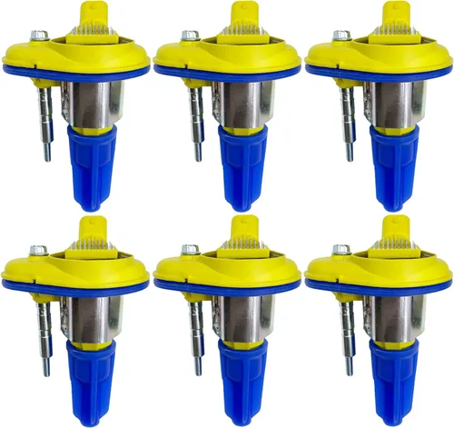 Bobina de encendido UF303 Juego de 6 compatibles con Buick Rainier Chevrolet Colorado Trailblazer GMC Canyon Envoy Hummer H3 SUZUKI Ascender