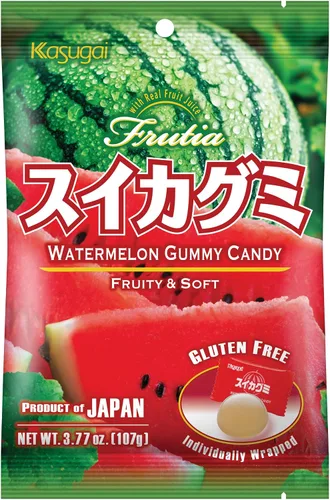 Miniatura 5 de Kasugai Fruit Assort - Caramelos de gomitas de 3.59 onzas (paquete de 3)