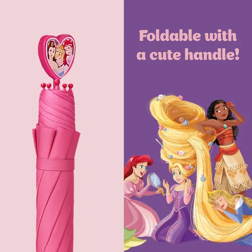 Miniatura 16 de Disney Paraguas para niños, Frozen/Princesa/Minnie Mouse para niños pequeños y niñas de 3 a 6 años