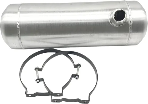 Miniatura 11 de JSD tanque de combustible de celda de gas de aluminio de 5 galones con llenado final en el extremo + soporte, de 8" x 24" de diámetro, redondo, 1/4