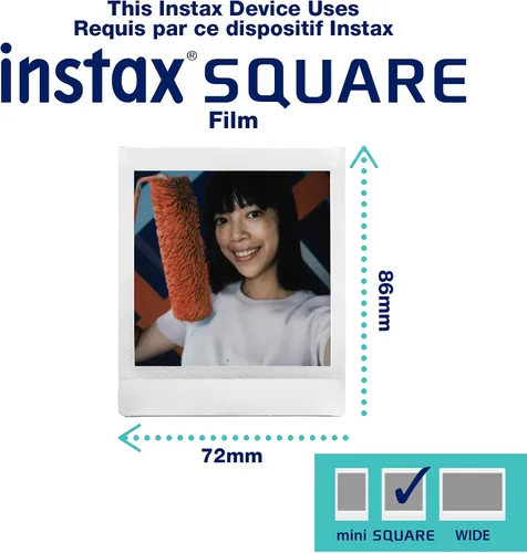 Miniatura 7 de FUJIFILM Instax Square SQ1 - Cámara instantánea - Azul glaciar