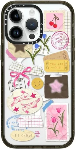 Miniatura 168 de CASETiFY Impact - Funda para iPhone 13 [protección contra caídas de 6.6 pies/compatible con Magsafe] Black Kingsnake, color negro transparente