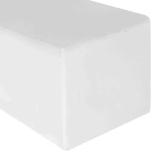 Miniatura 6 de Lann's Linens - 10 manteles ajustables prémium de 6 pies para mesas rectangulares de 72 x 30 pulgadas - Boda/banquete/feria - Fundas de tela de Negro