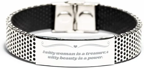 Beauty Treasure Bracelet Motivation Quote Bracelet for Women Daughter Friends Mindset of Beauty Beauty Quotes Rise Beauty Self Esteem Confidence