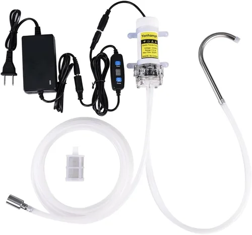 Miniatura 9 de Bomba eléctrica autocebante de sifón de grado alimenticio para embotellado de vino casero, cerveza y kombucha, kit de bomba de transferencia de agua