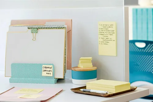 Miniatura 5 de Post-it Notas, 3 x 5 pulgadas, 12 blocs de notas adhesivas, 100 hojas por bloc, amarillo canario, The Original Post-it Note, suministros escolares