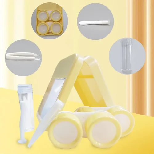 Miniatura 4 de Herramienta aplicadora de lentes de contacto, estuche para lentes de contacto, herramienta removedor de lentes de contacto, fundas con espejos