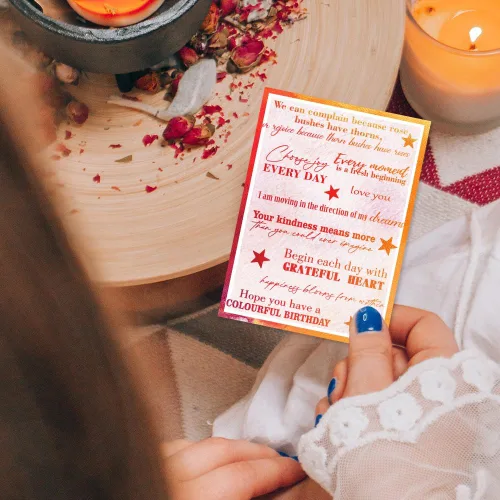 Miniatura 5 de INFUNLY 2 sellos y troqueles de palabras de bendición para hacer tarjetas, palabras alentadoras, citas motivacionales, sellos transparentes