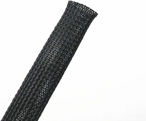 Miniatura 10 de Funda trenzada expandible de PET de 25 pies y 1.25 pulgadas, color negro, organizador de cables para envolver y proteger cables